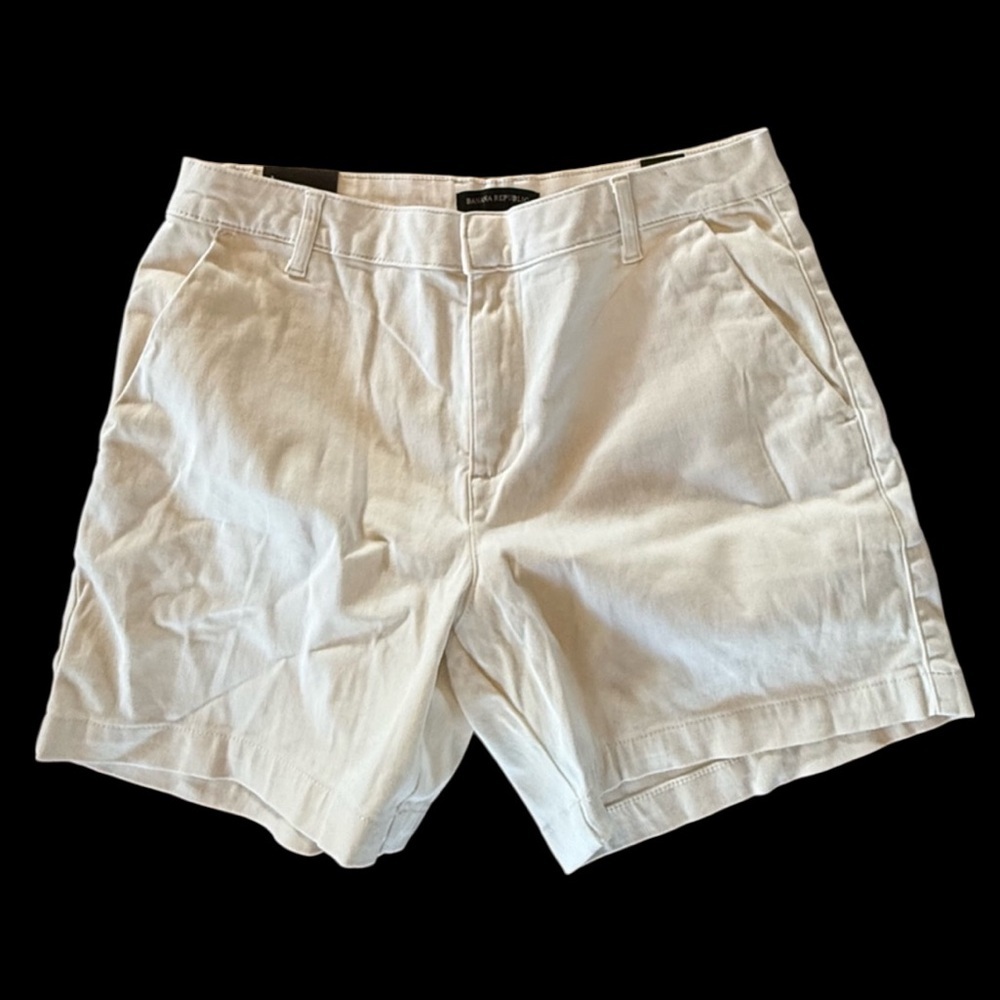 Banana republic ladies, CHINO shorts size 12 NWT brand new never worn off-white - Picture 11 of 12